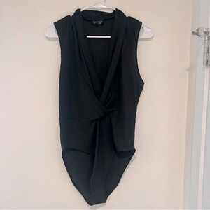 TOPSHOP BLACK Bodysuit